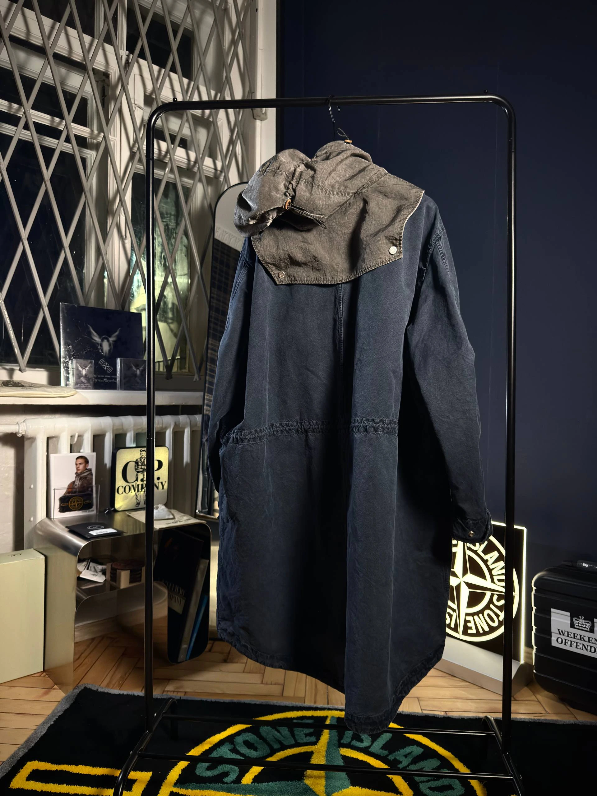 OUR LEGACY X C.P. COMPANY MAIS B PARKA and DETACHABLE GOGGLE HOOD, фото 2