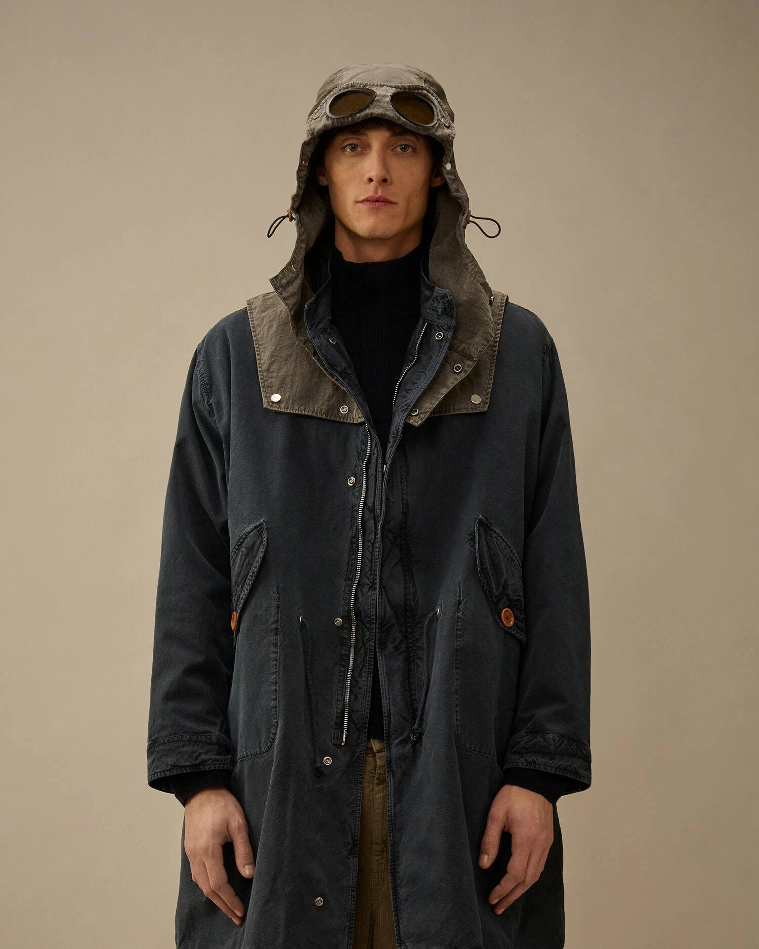 OUR LEGACY X C.P. COMPANY MAIS B PARKA and DETACHABLE GOGGLE HOOD, фото 9
