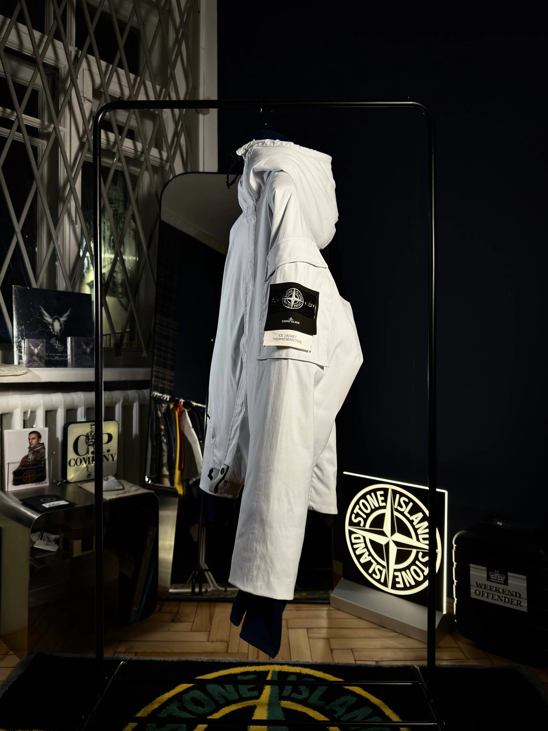 Stone Island Short Parka Ice Jacket Sky Blue, фото 2