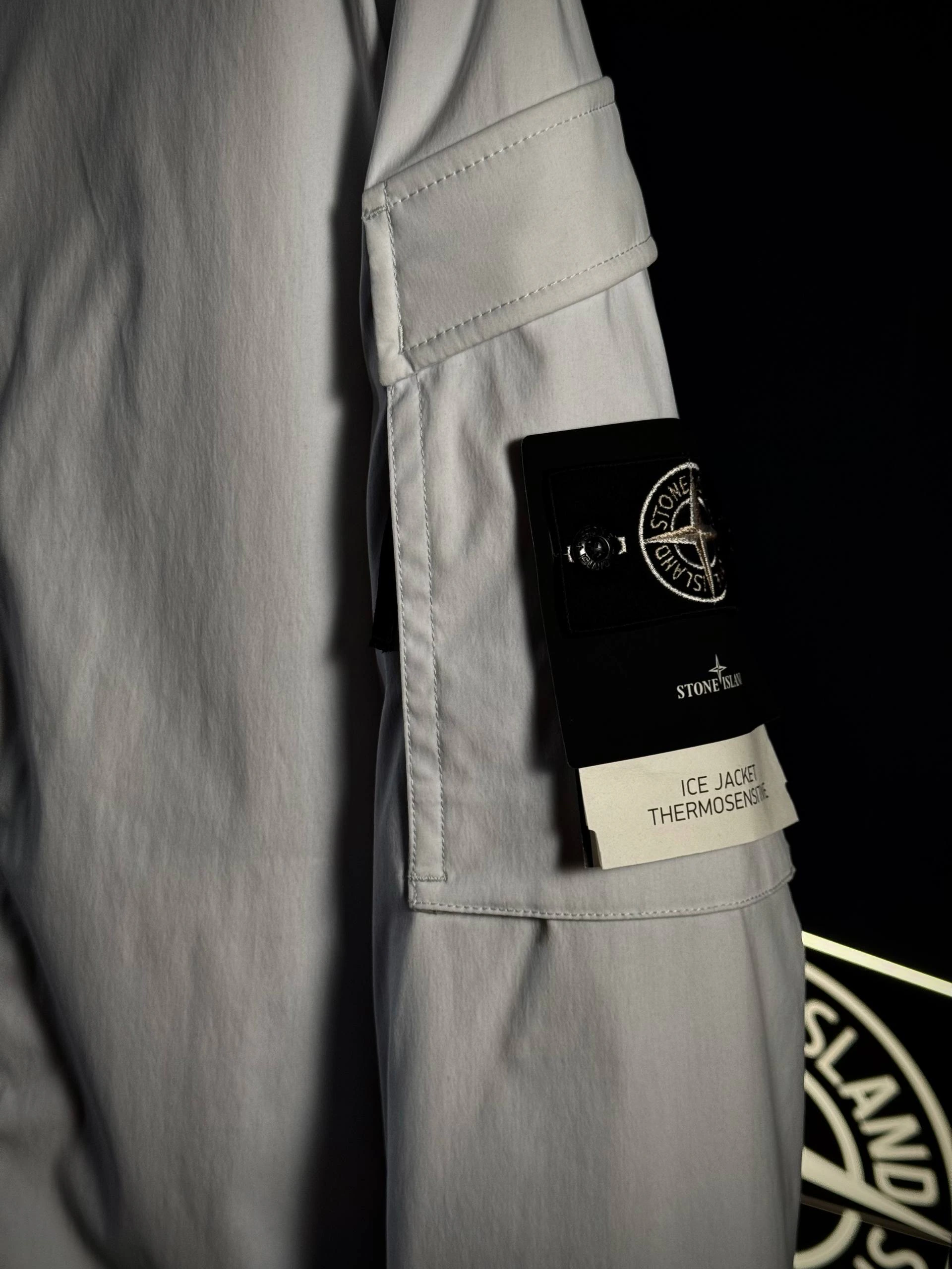 Stone Island Short Parka Ice Jacket Sky Blue, фото 3