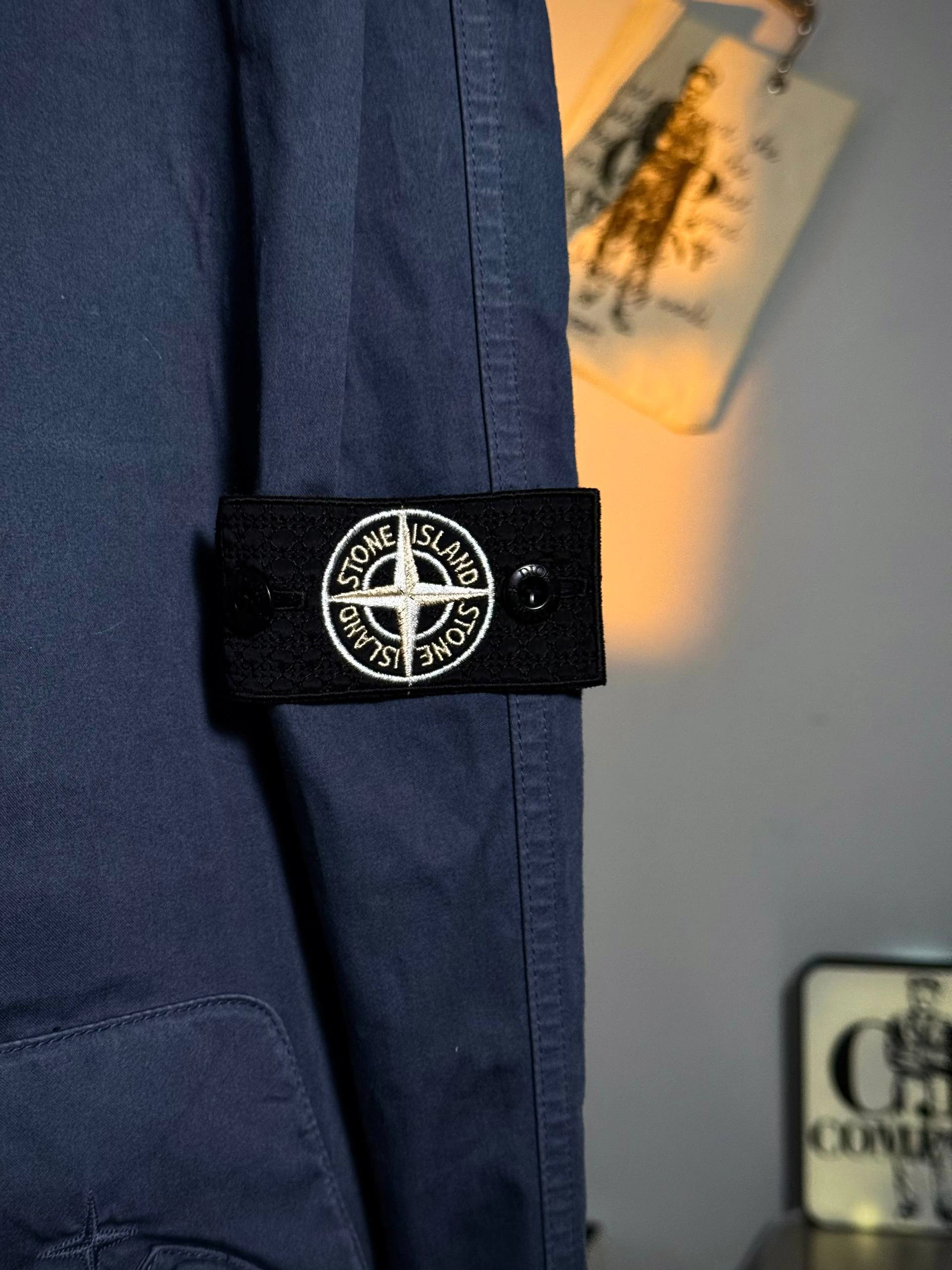 Dior x Stone Island Cotton-Blend Satin Loose-Fit Pants, фото 4