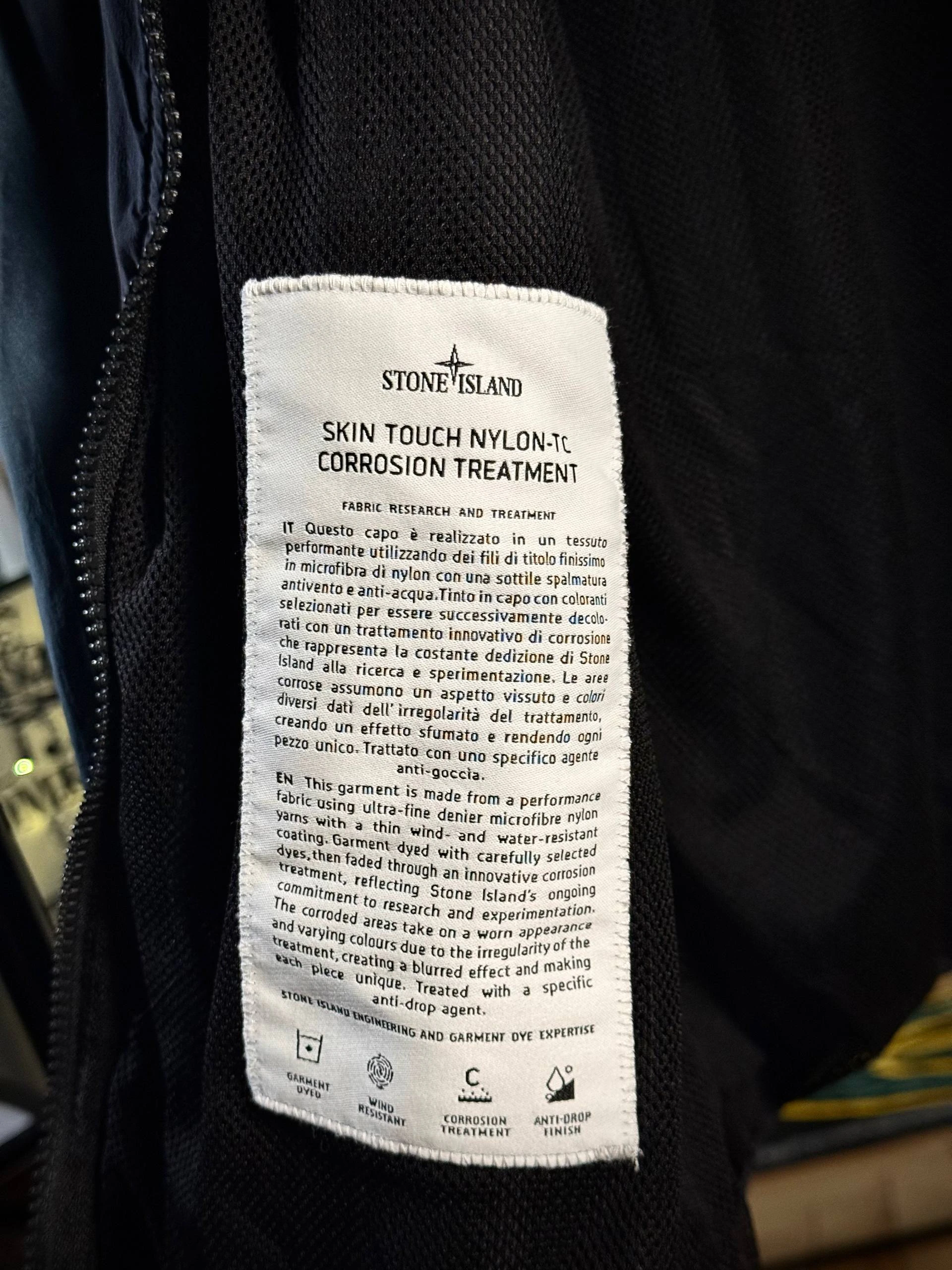 Stone Island Skin Touch Nylon-TC Corrosion Treatment Jacket, фото 6