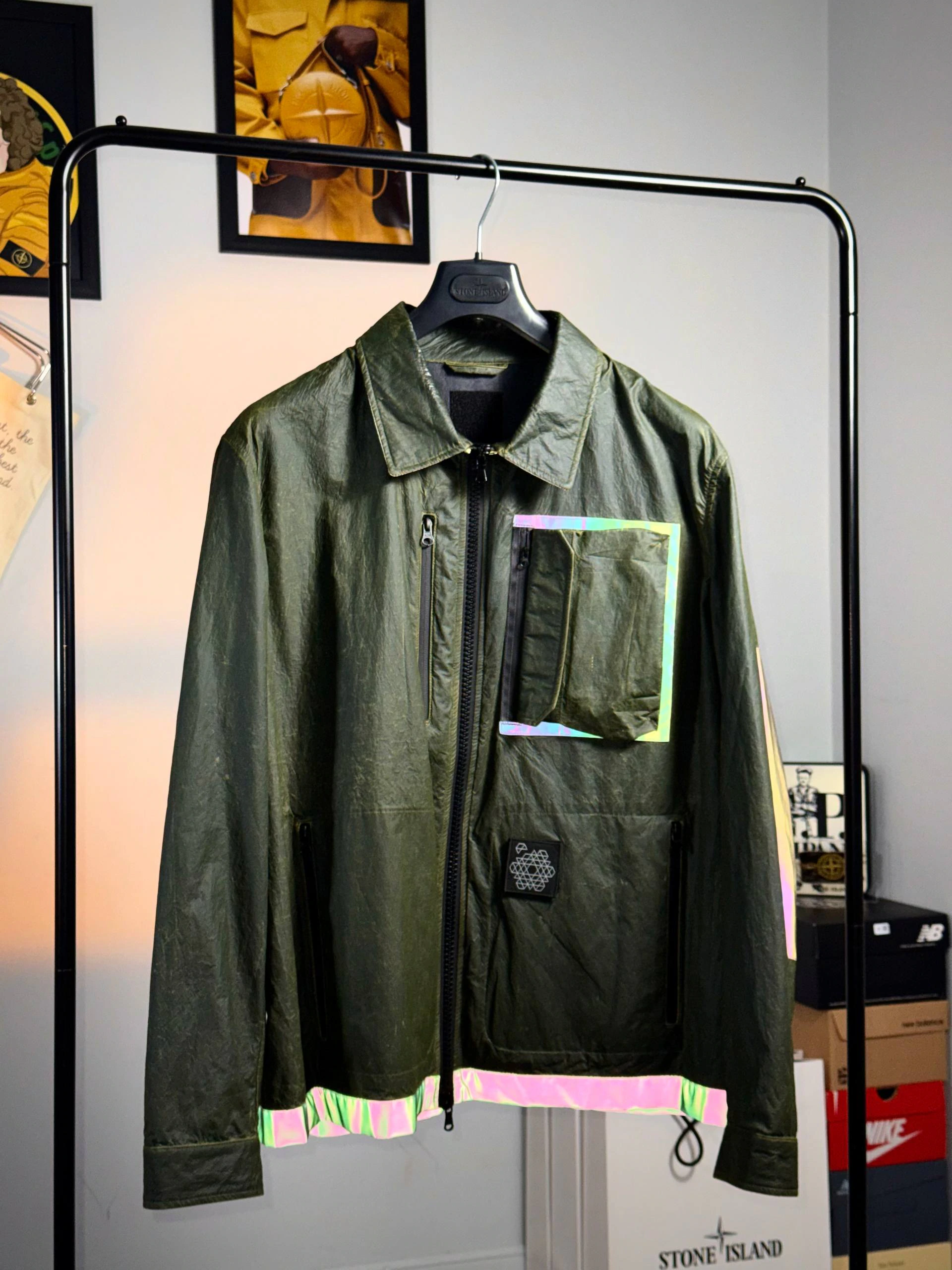 Plurimus NO_S19_1A Deep Green jacket, фото 4