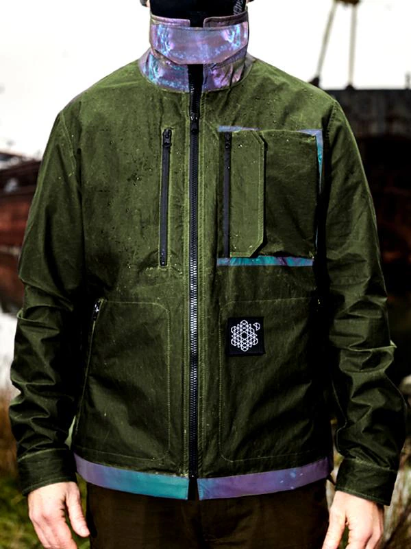 Plurimus NO_S19_1A Deep Green jacket, фото 7