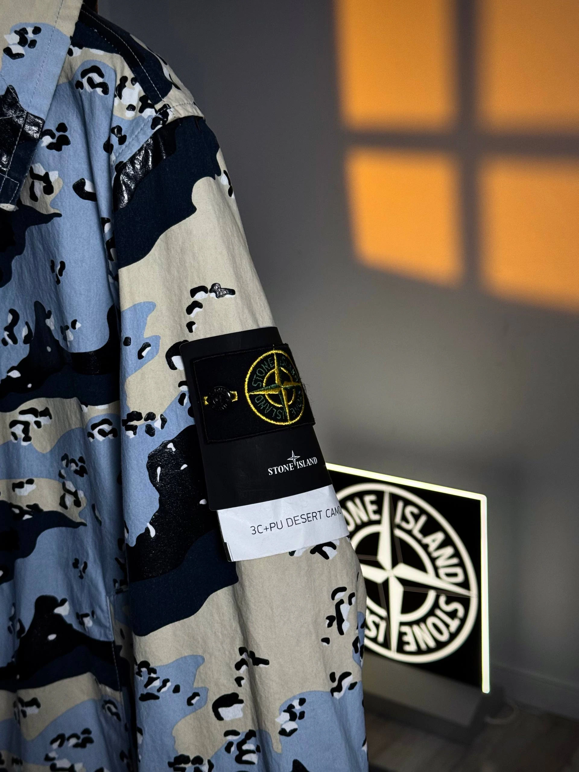 Stone Island 3C+PU Desert Camo Cordura ® X Browns exclusive Jacket, фото 4