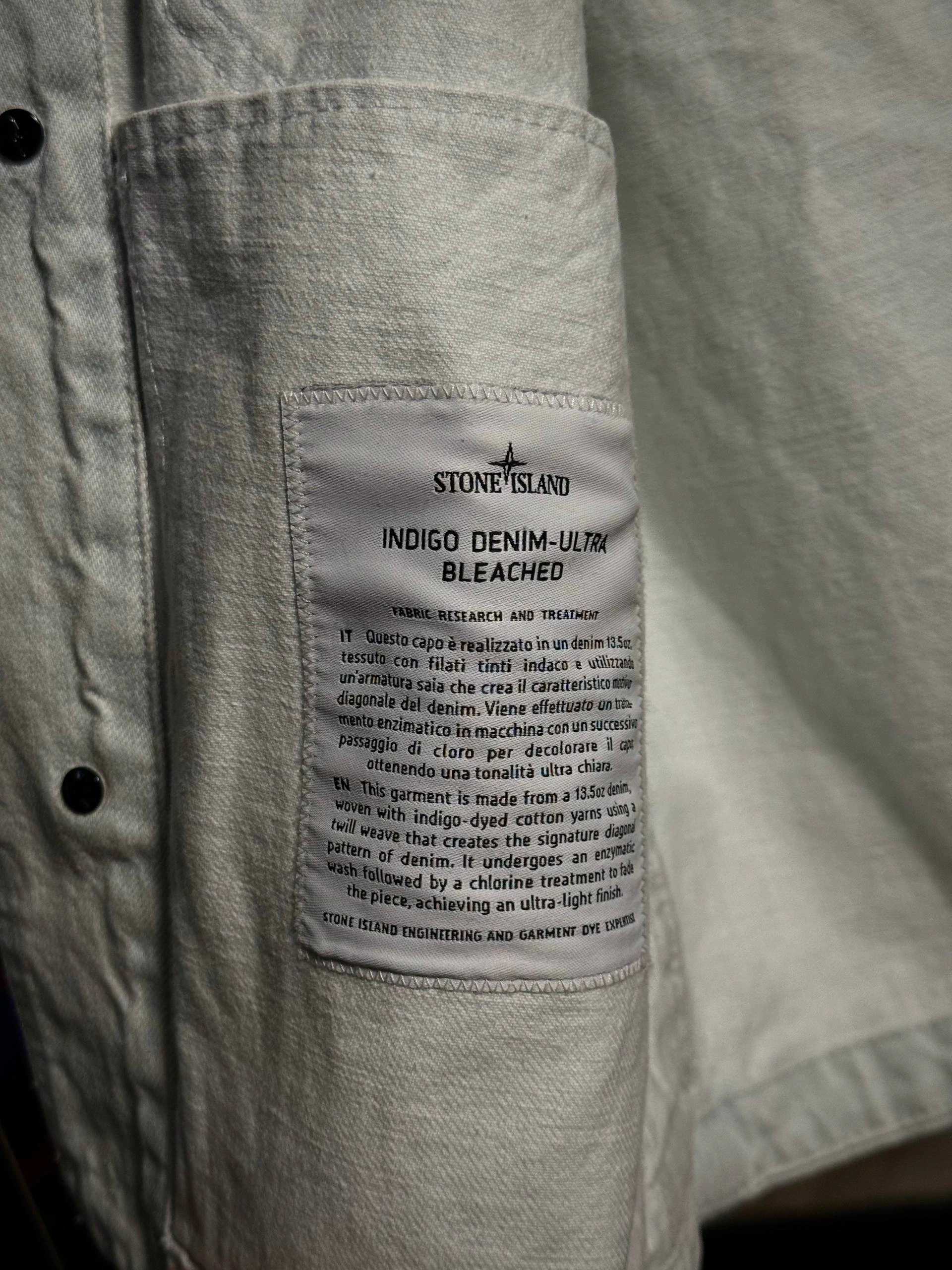Stone Island Indigo Denim-Ultra Bleached, фото 5