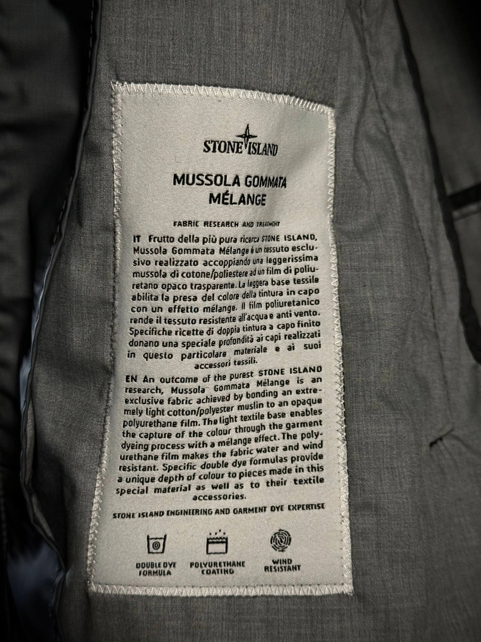 Stone Island Mussola Gommata Mélange Jacket, фото 7
