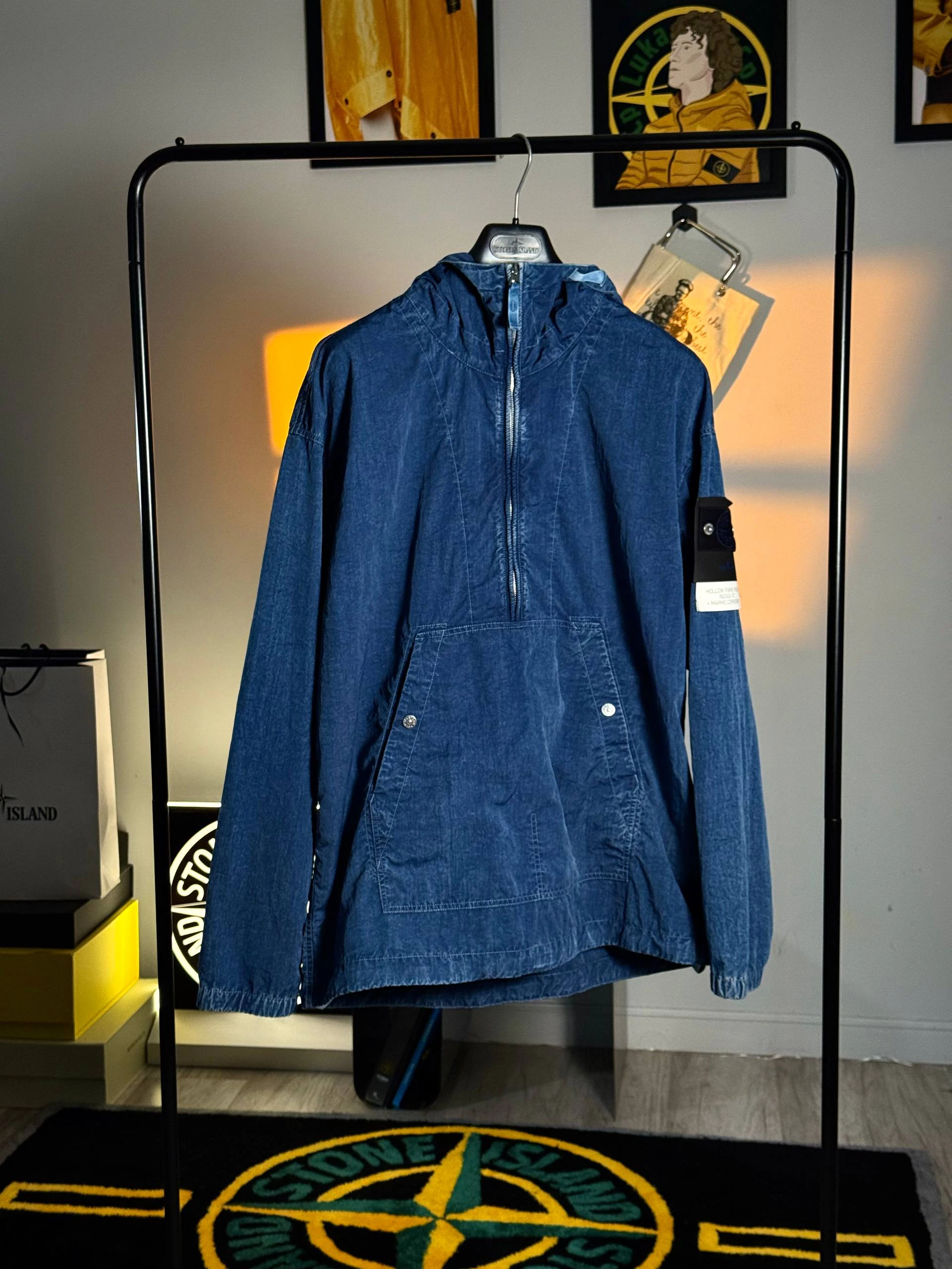 Stone Island Hollow Fibre Nylon Indigo-TC + Marmo Corrosion, фото 2