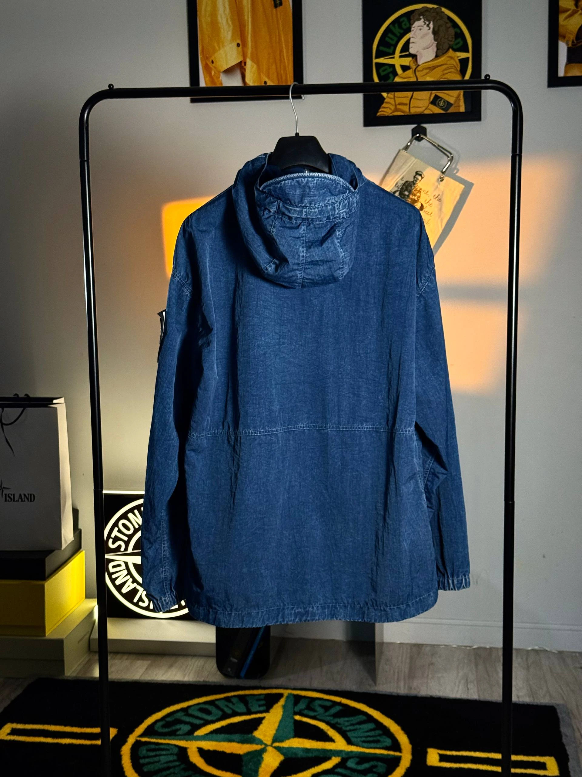 Stone Island Hollow Fibre Nylon Indigo-TC + Marmo Corrosion, фото 4