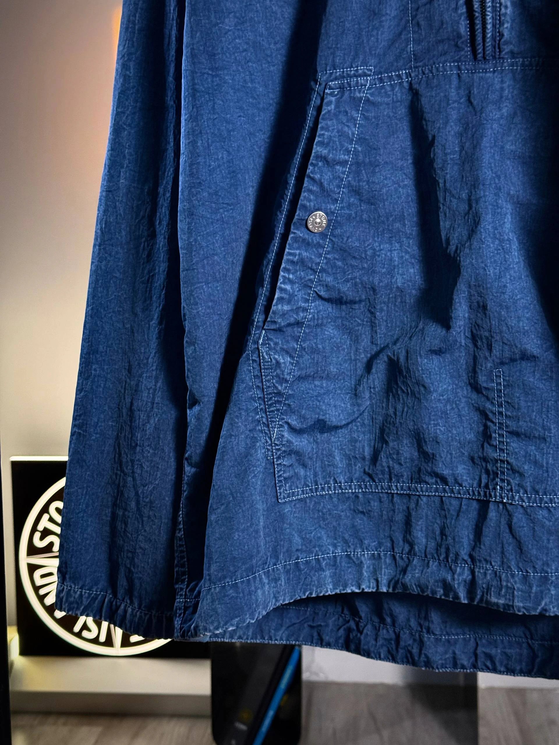 Stone Island Hollow Fibre Nylon Indigo-TC + Marmo Corrosion, фото 7