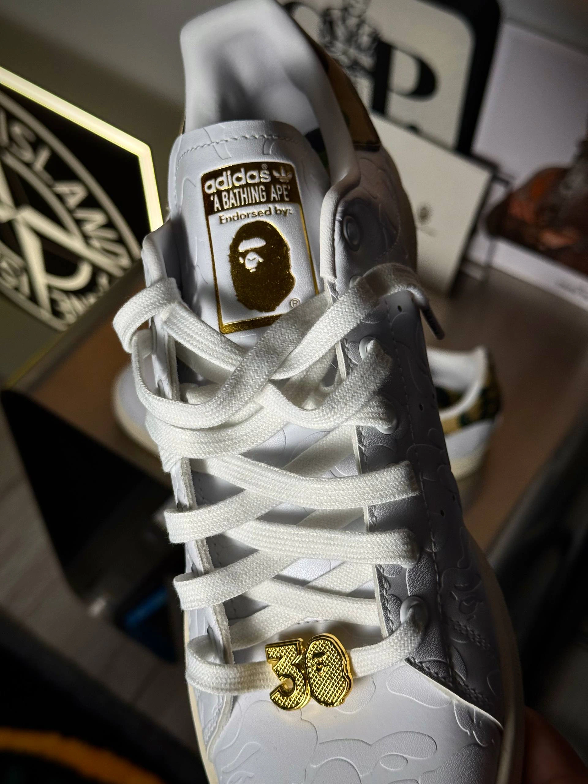 Bape X Adidas Stan Smith Bape Camo Sneakers, фото 2