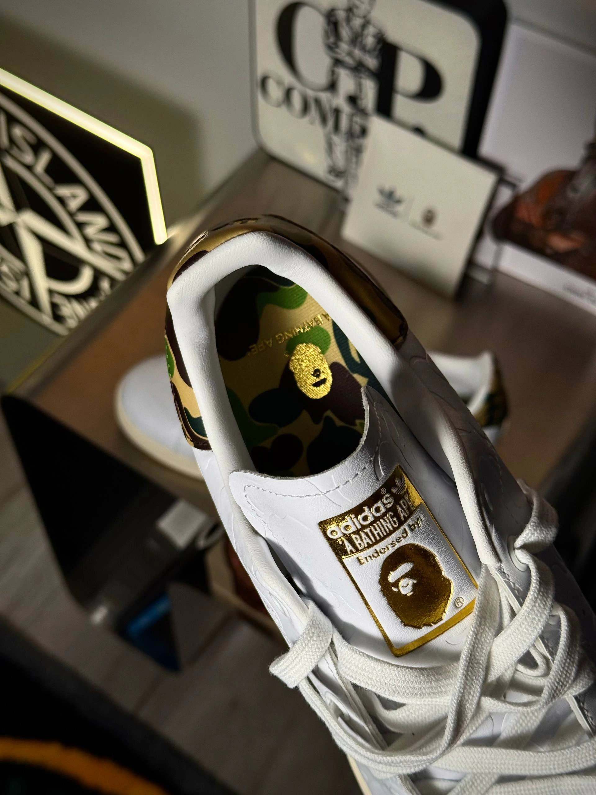 Bape X Adidas Stan Smith Bape Camo Sneakers, фото 3