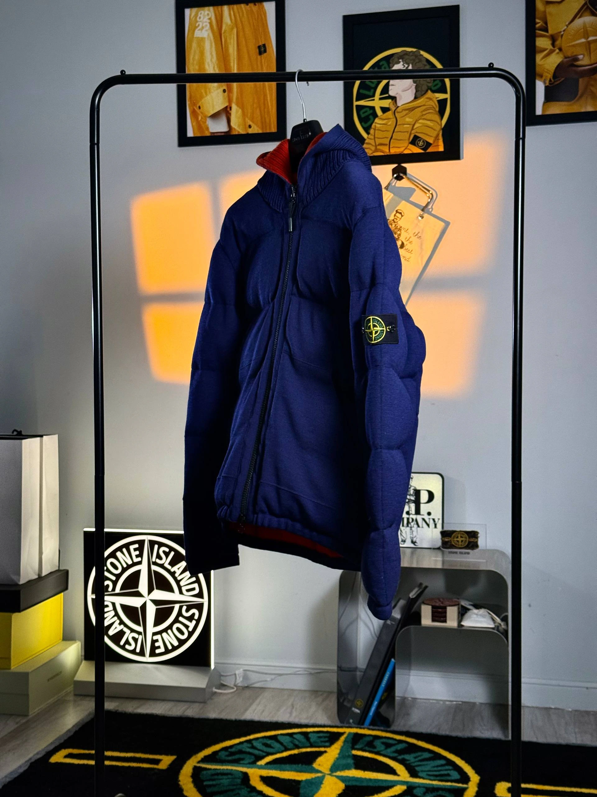 Stone Island Multi Bag Knit Down Jacket, фото 2