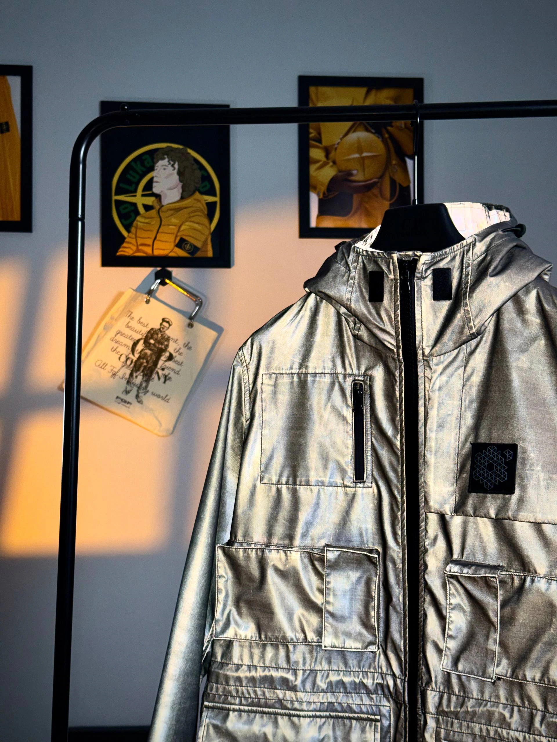 Plurimus NO_S10_1A Thermo Sensitive Multi Pocket Reflective Jacket, фото 5
