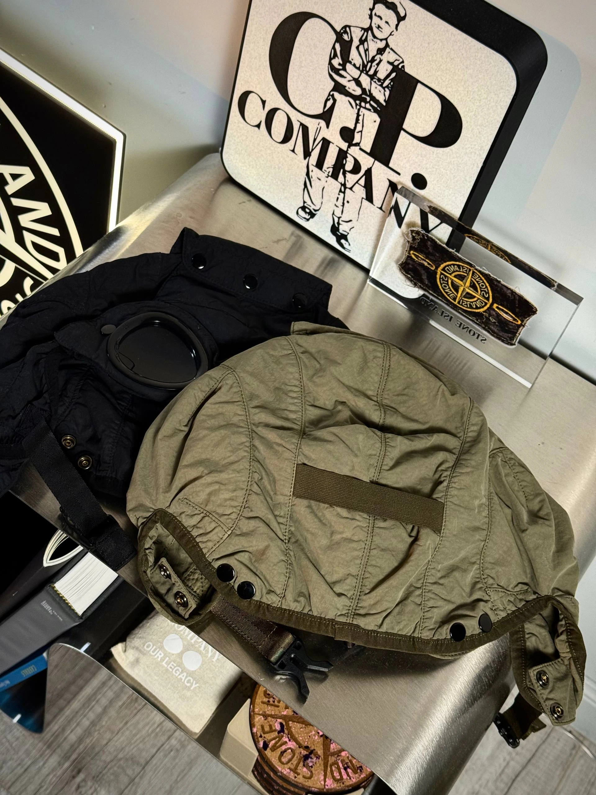 C.P. Company Flatt Nylon Google Hood, фото 3