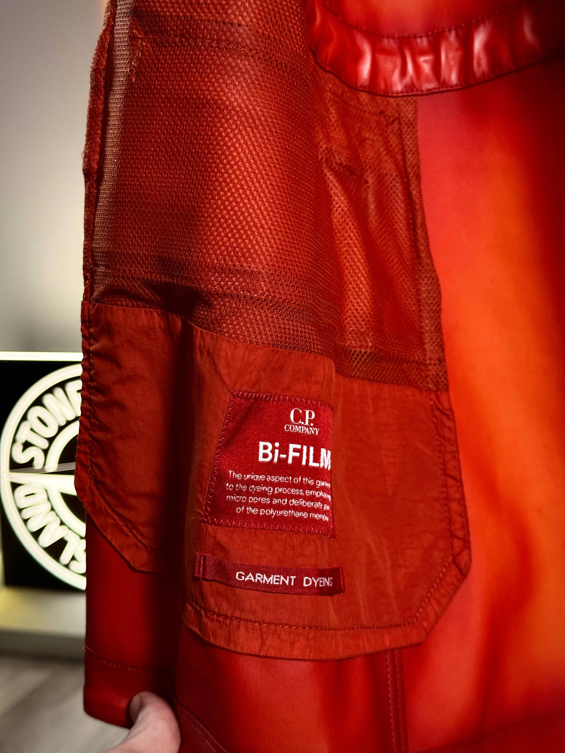 C.P. Company Orange Bi-FILM Garment Dyeing Pocketed Fisherman Jacket, фото 7