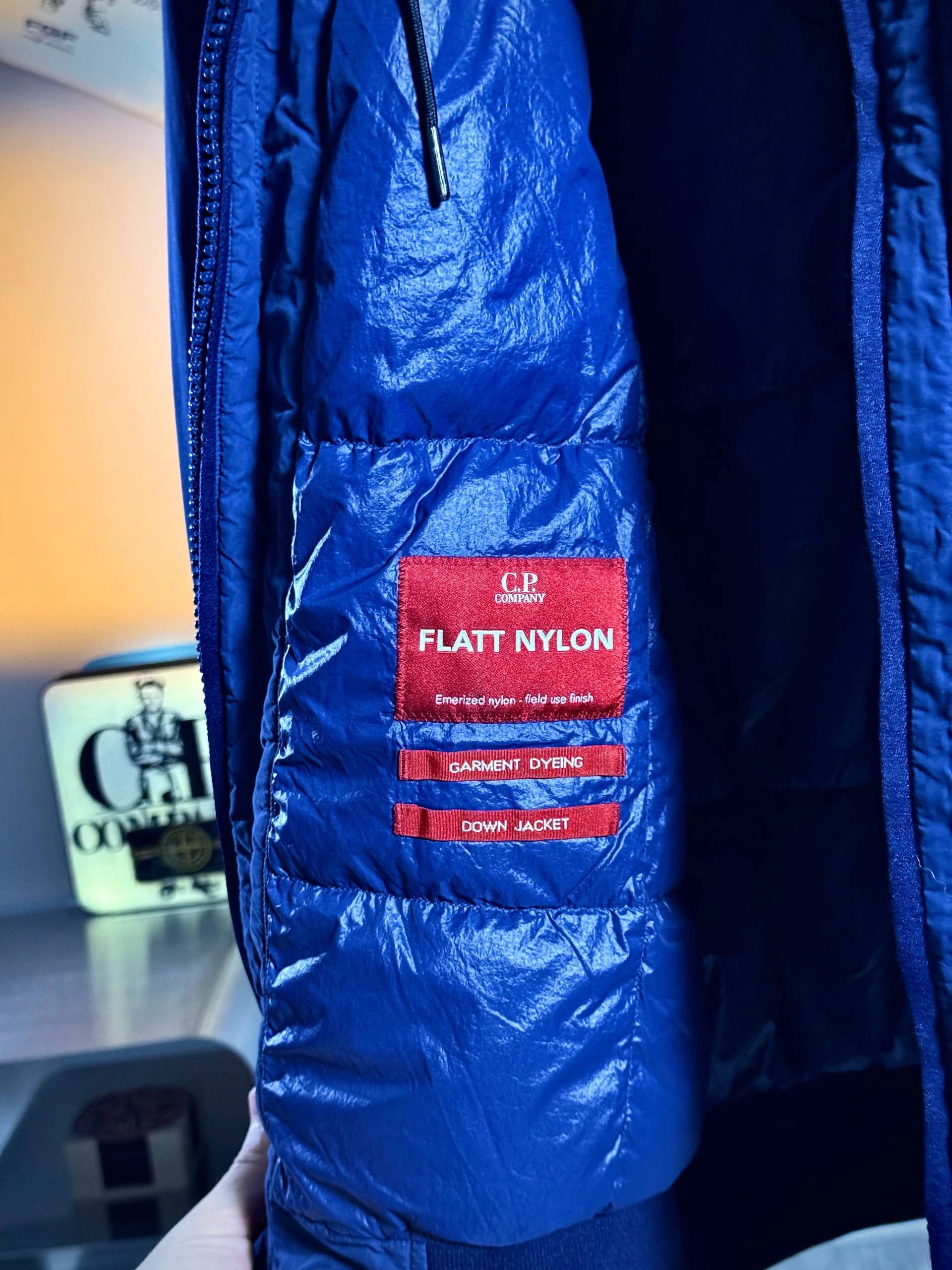 C.P. Company Flatt Nylon Down Jacket Bomber, фото 7