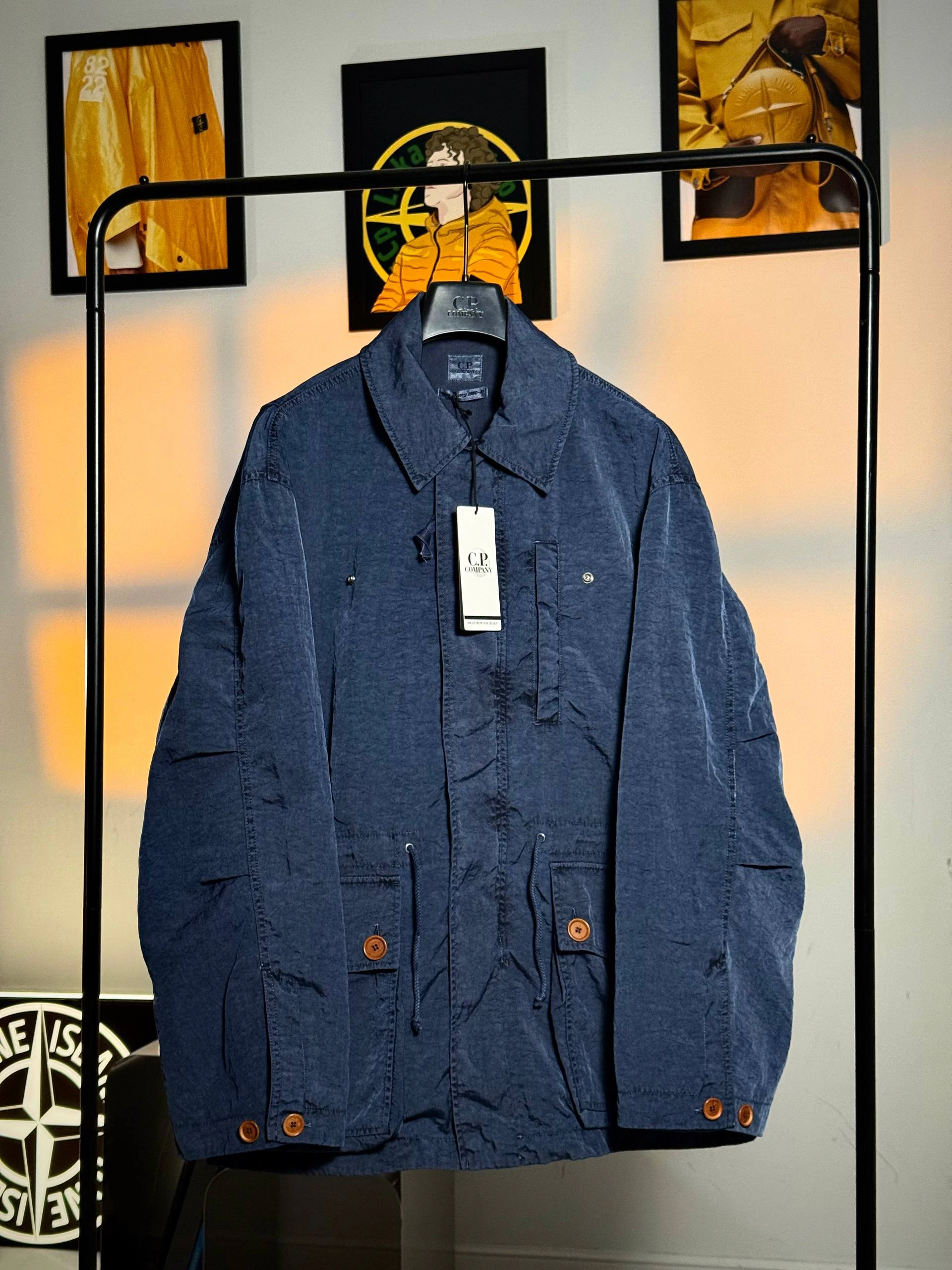C.P. Company x Our Legacy OXFORD FIELD JACKET and DETACHABLE GOGGLE HOOD, фото 2