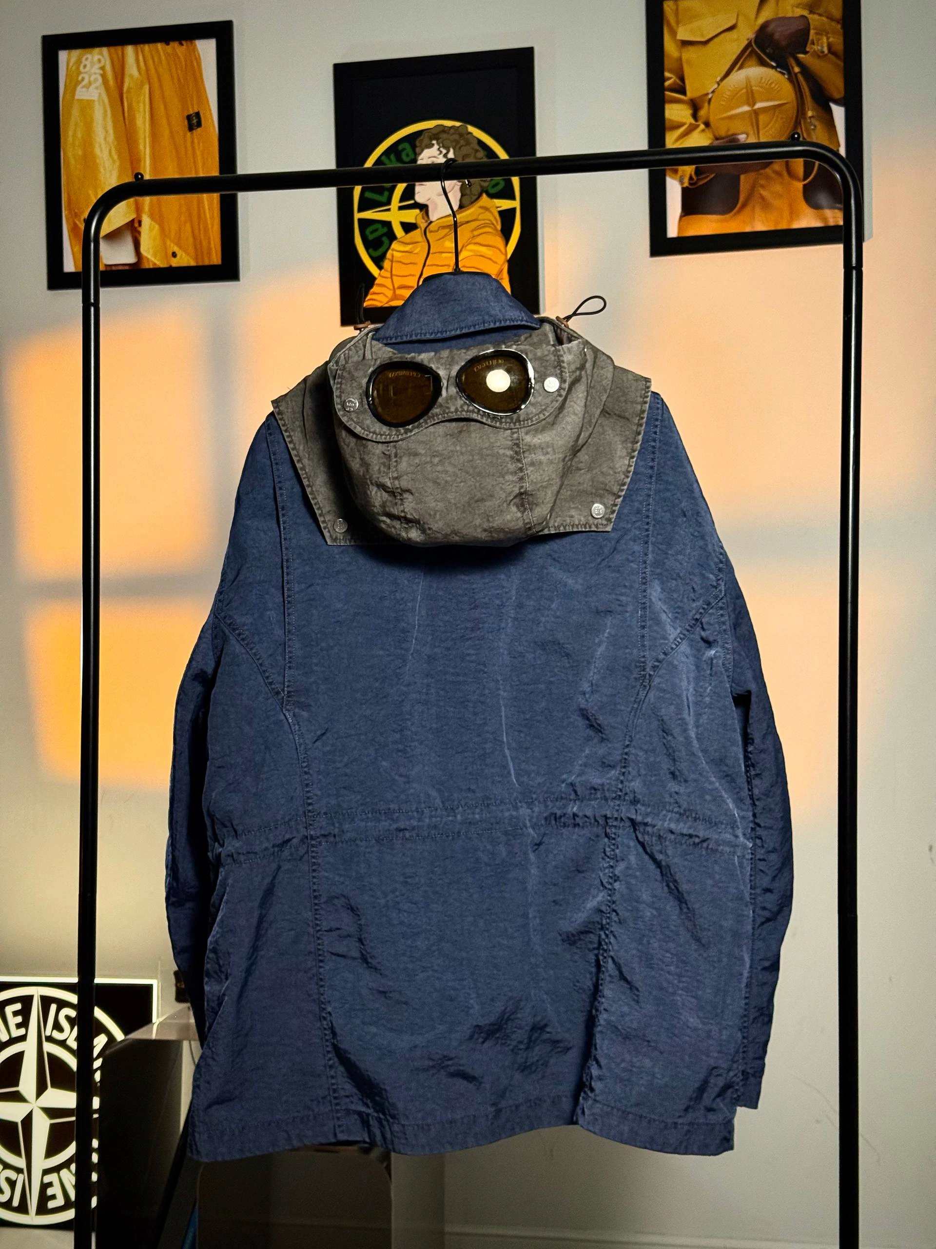 C.P. Company x Our Legacy OXFORD FIELD JACKET and DETACHABLE GOGGLE HOOD, фото 3