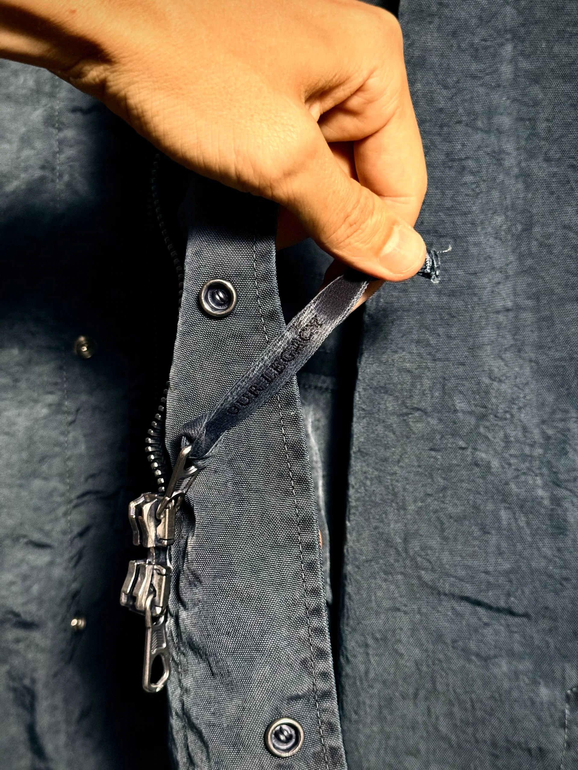 C.P. Company x Our Legacy OXFORD FIELD JACKET and DETACHABLE GOGGLE HOOD, фото 8