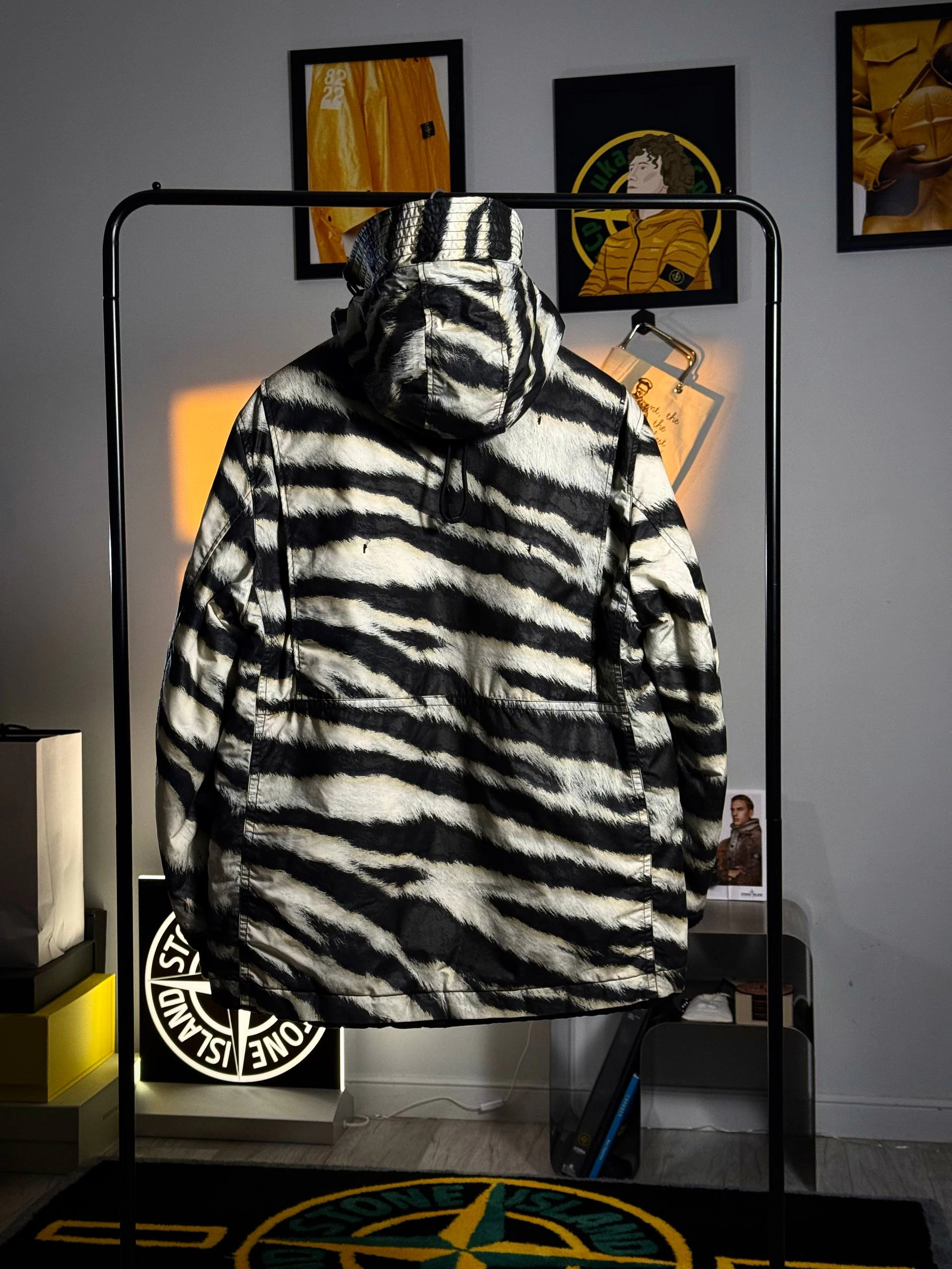 Stone Island White Tiger Camo 50 Fili Primaloft Jacket, фото 3
