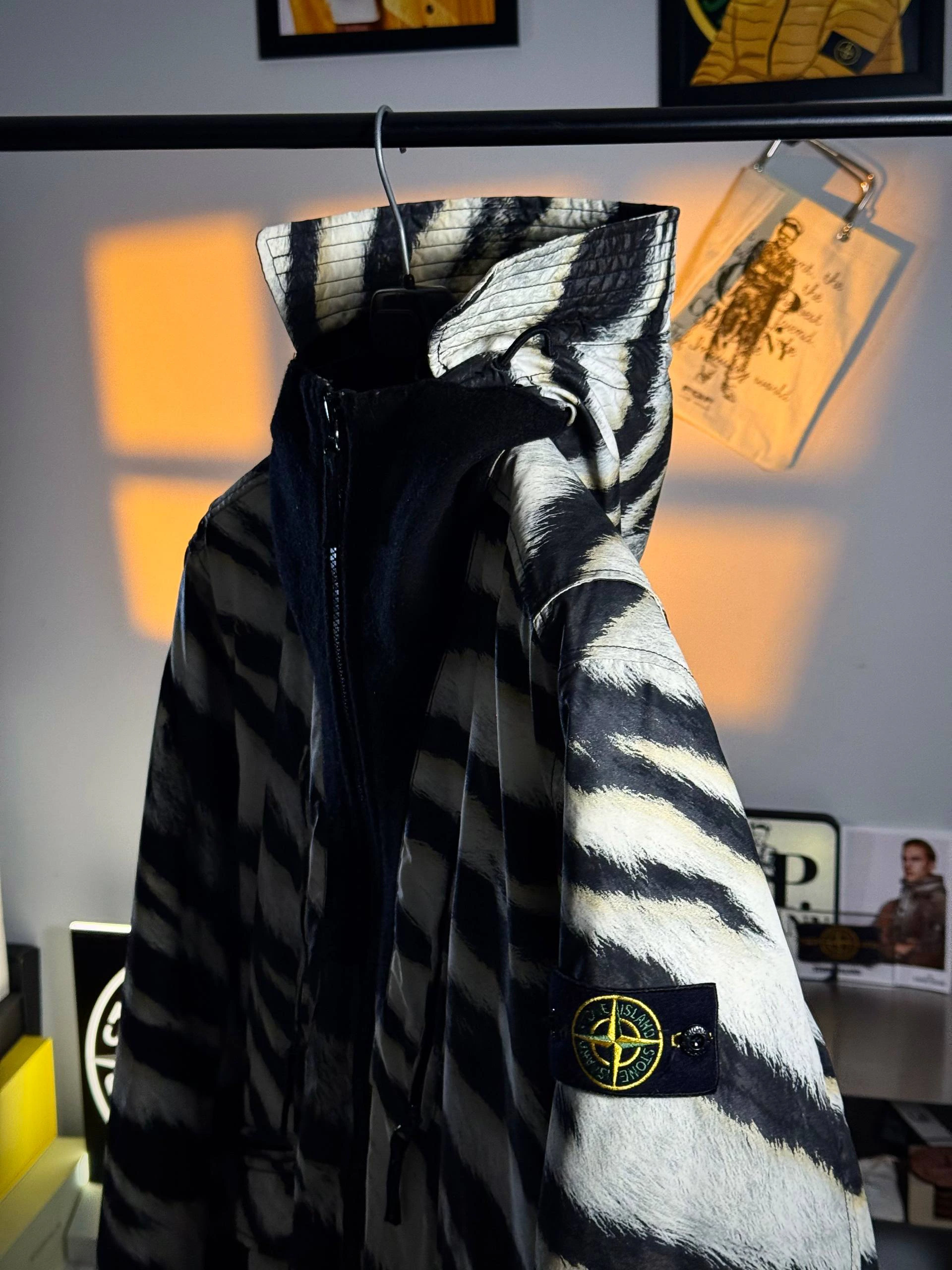 Stone Island White Tiger Camo 50 Fili Primaloft Jacket, фото 4