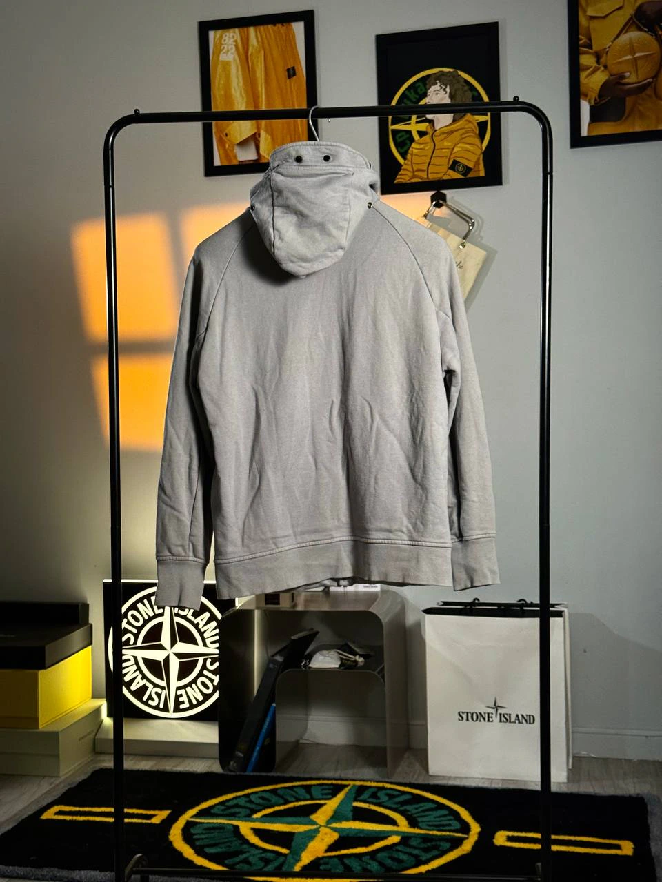 C.P. Company Diagonal Raised Fleece Zip Hoodie, фото 2