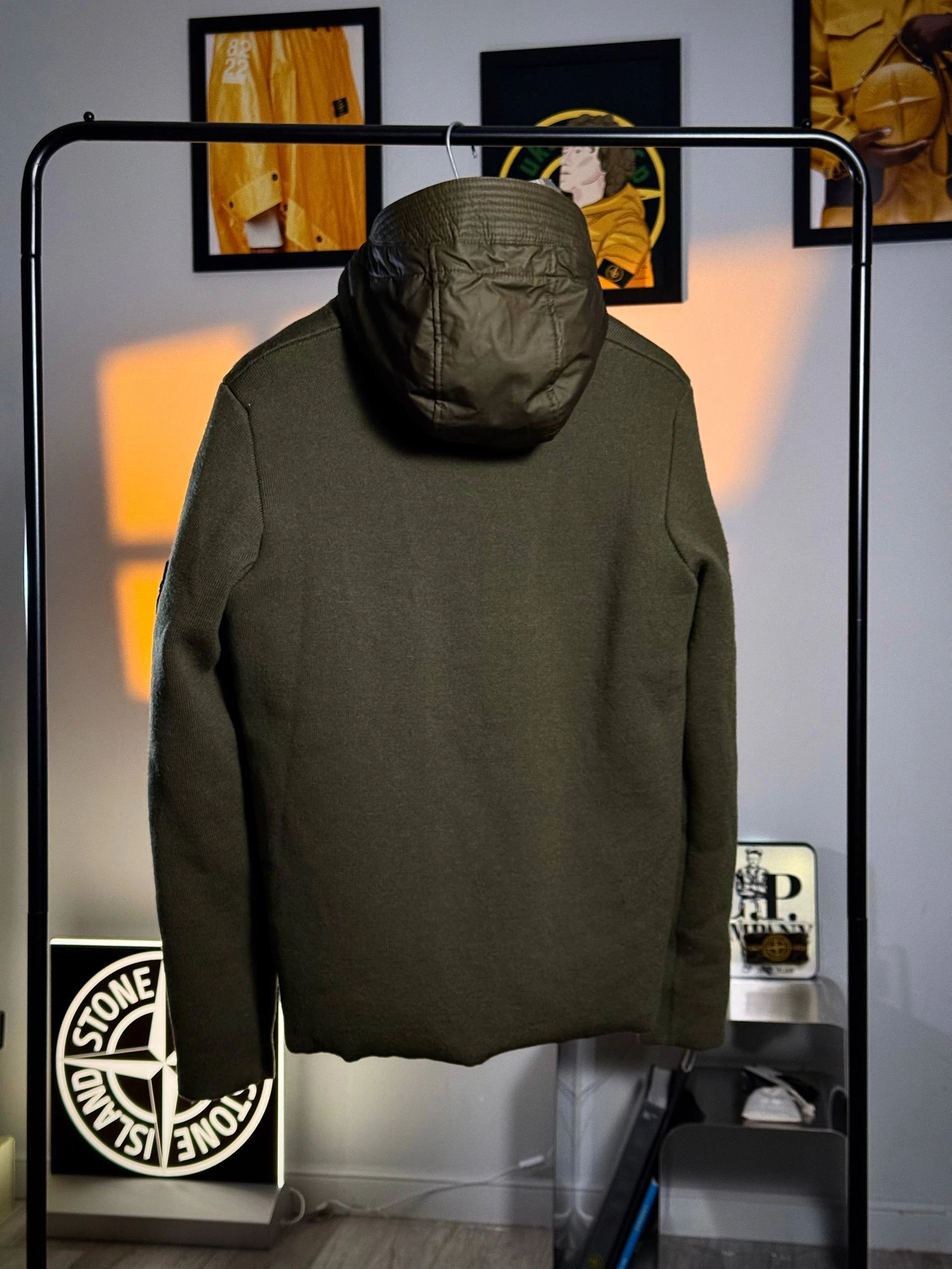 Stone Island President Zip Mussola Gommata Liner Knit, фото 2