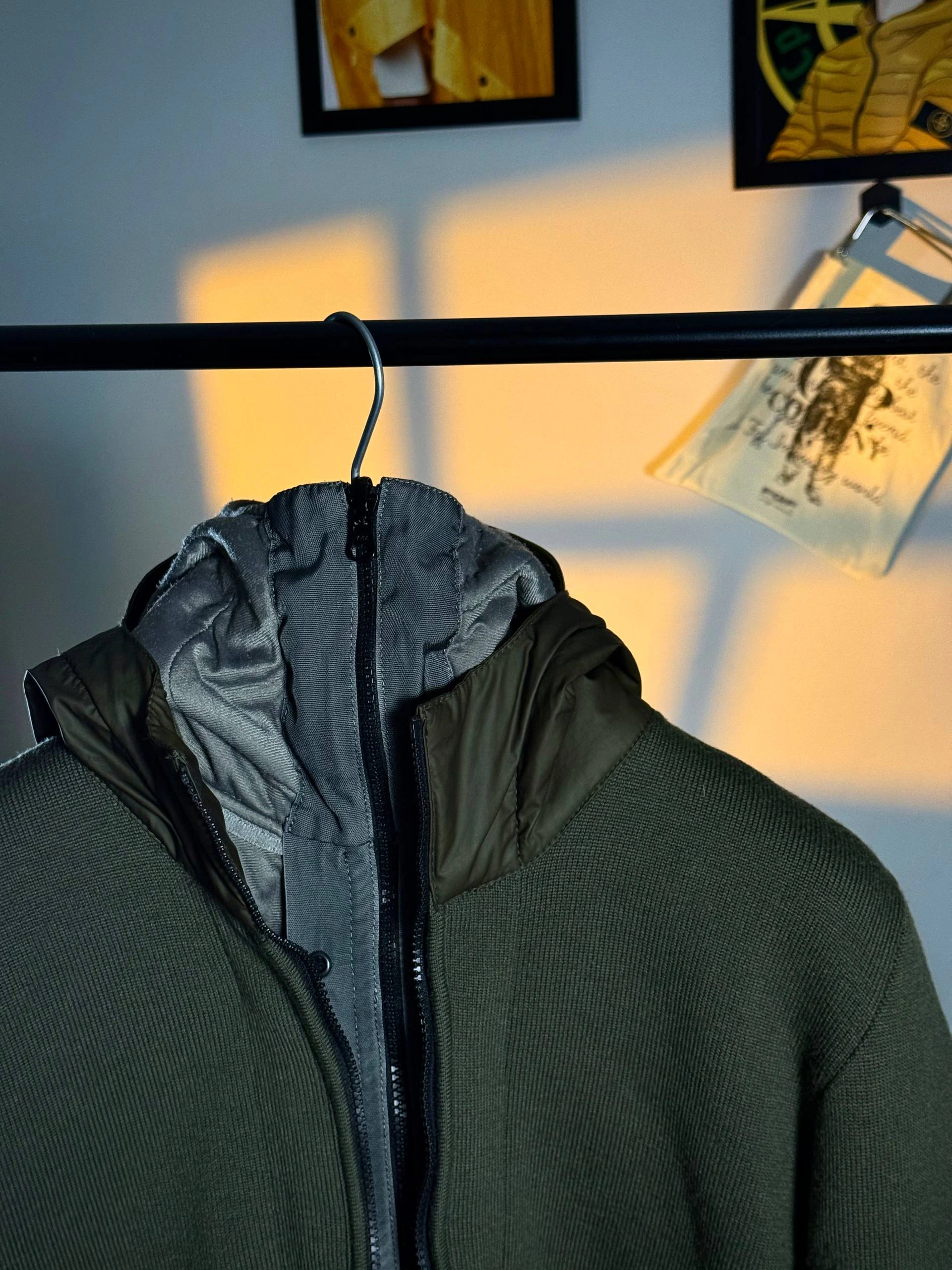 Stone Island President Zip Mussola Gommata Liner Knit, фото 4