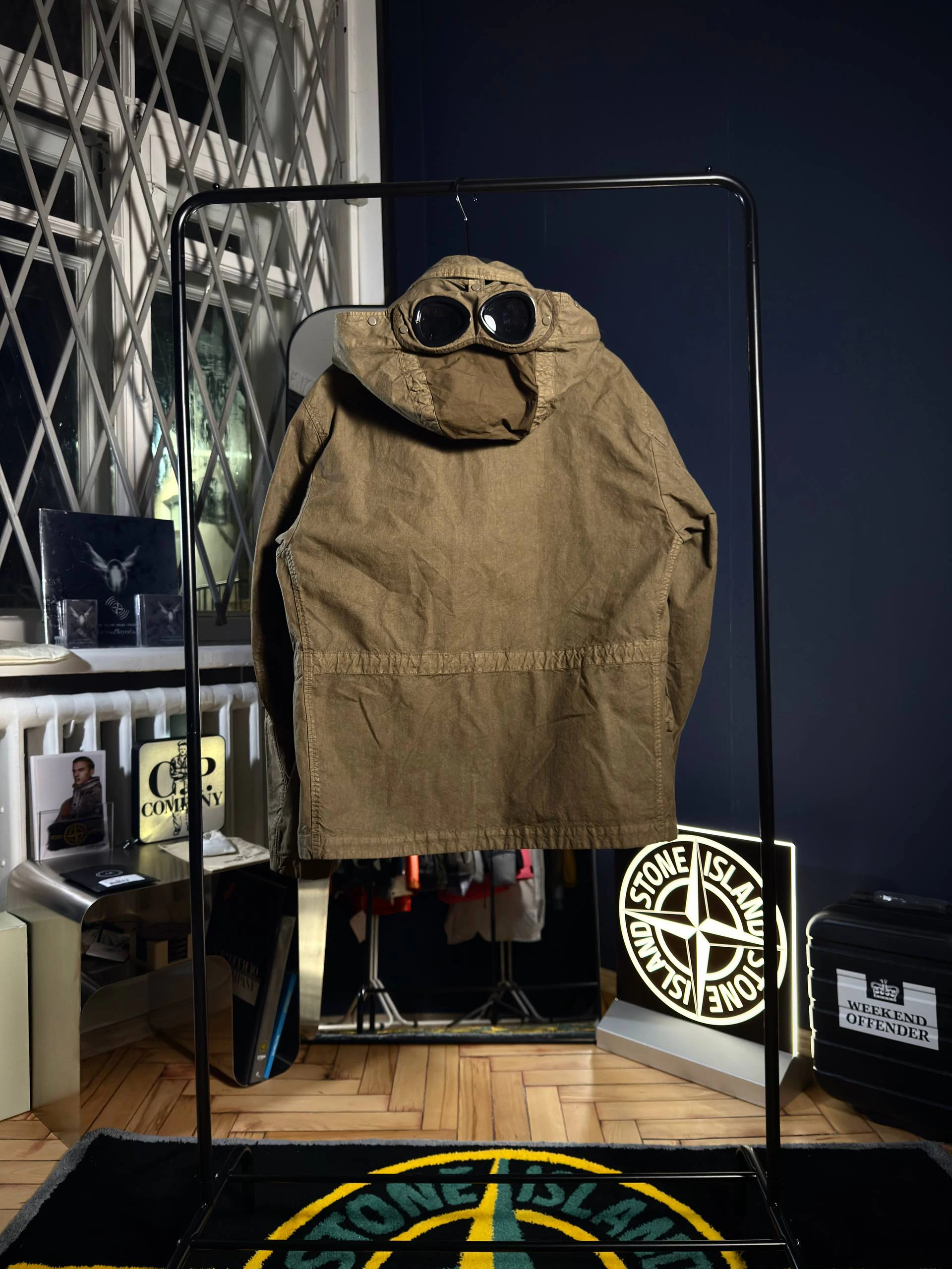 C.P. Company BA-Tic Wax Cotton 500 Miglia Goggle Jacket, фото 3
