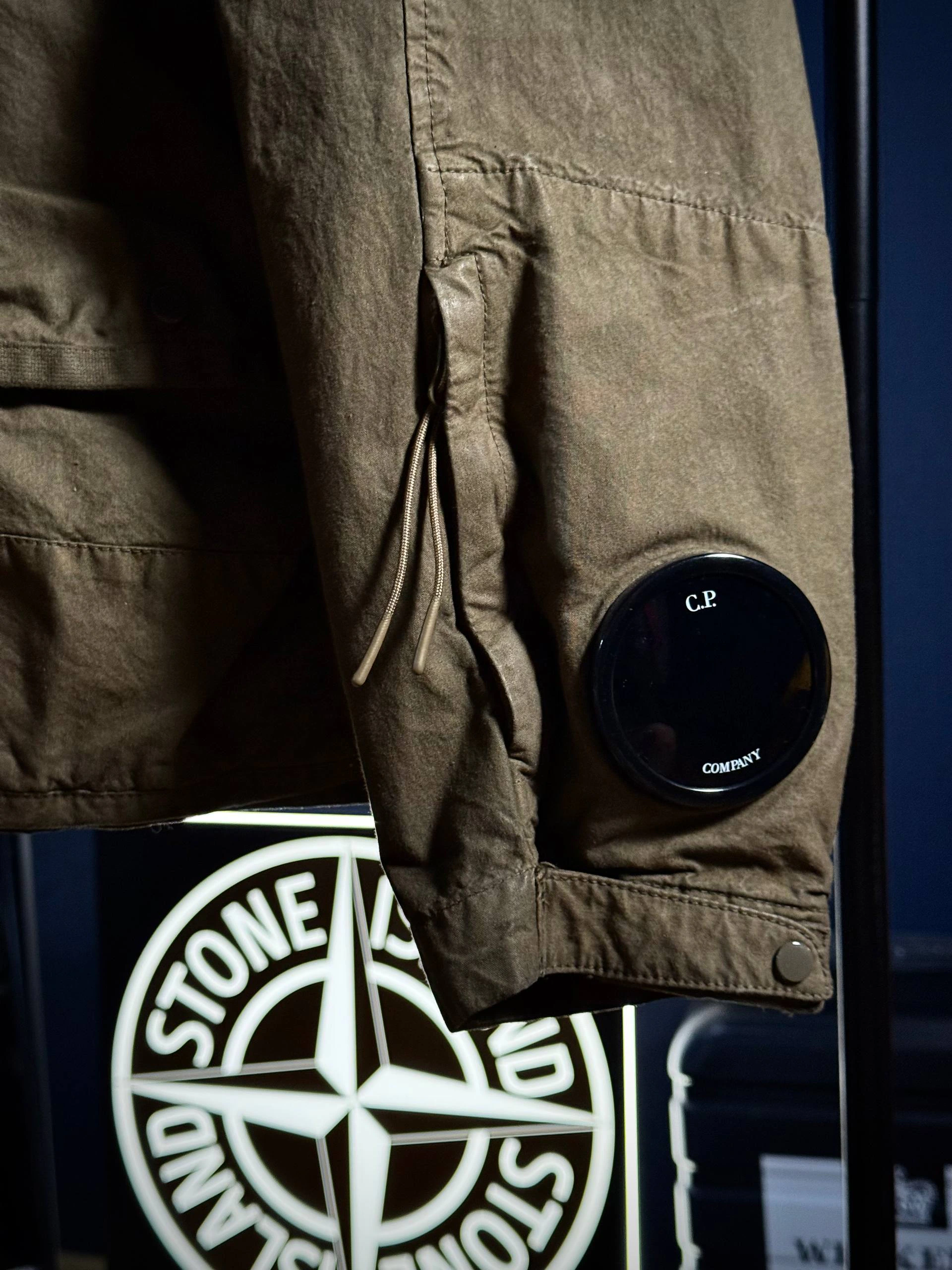 C.P. Company BA-Tic Wax Cotton 500 Miglia Goggle Jacket, фото 4