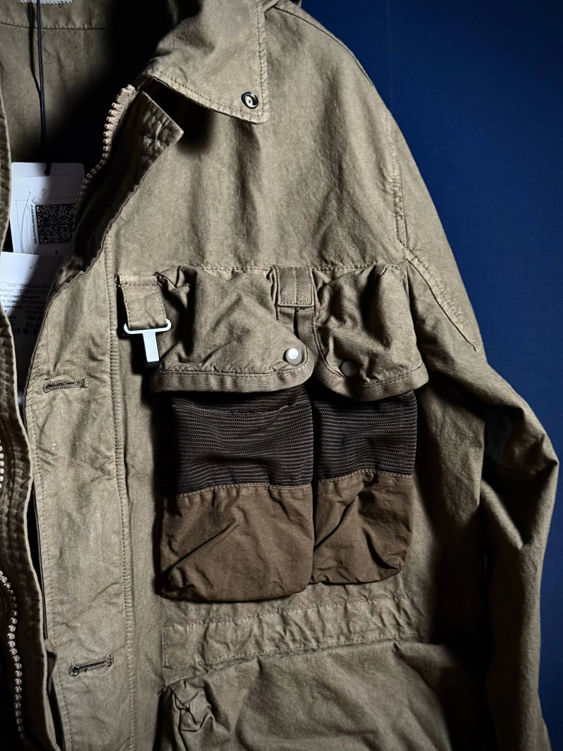 C.P. Company BA-Tic Wax Cotton 500 Miglia Goggle Jacket, фото 5
