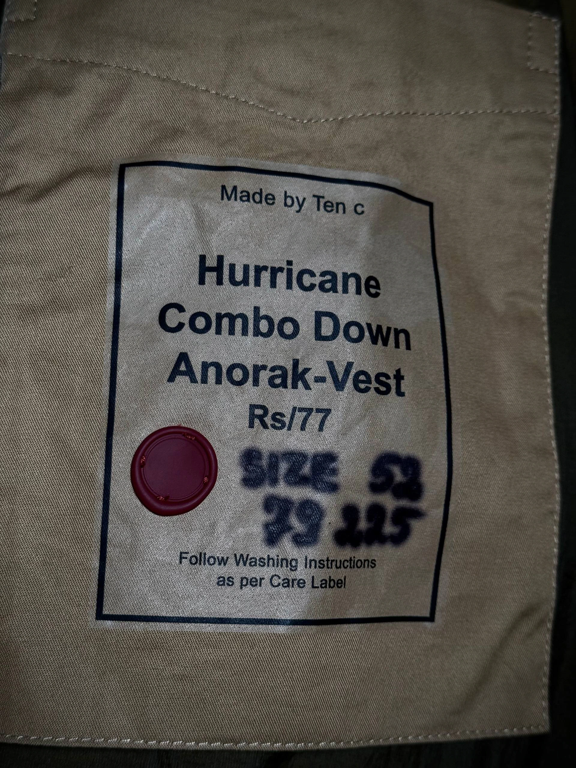 Ten C Hurricane Combo Down Anorak-Vest, фото 6