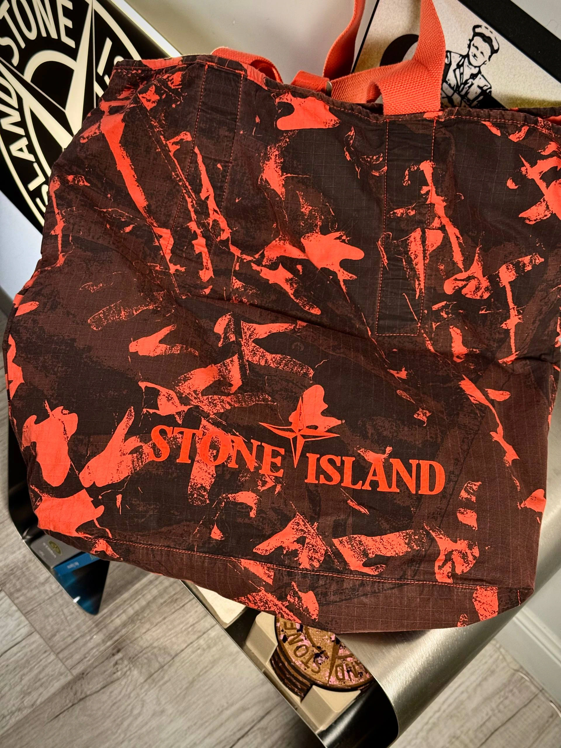 Stone Island Scan Camo On Stretch Ripstop-OVD Bag, фото 2