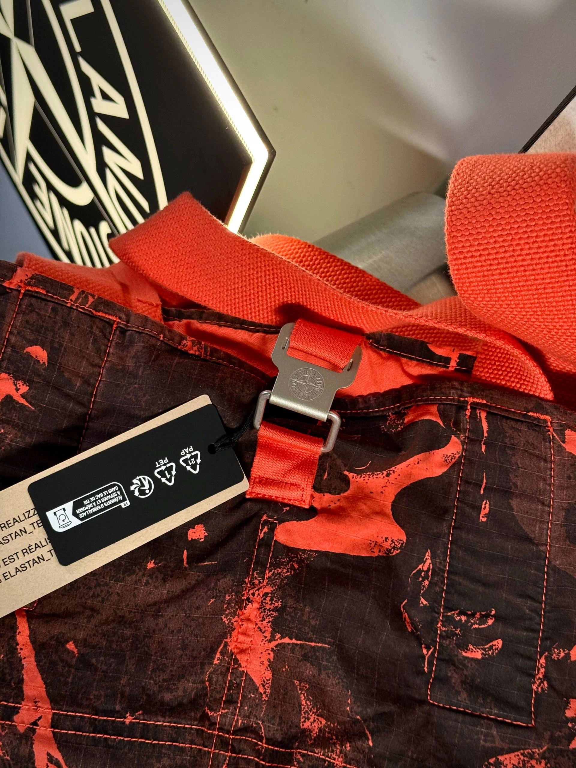 Stone Island Scan Camo On Stretch Ripstop-OVD Bag, фото 4