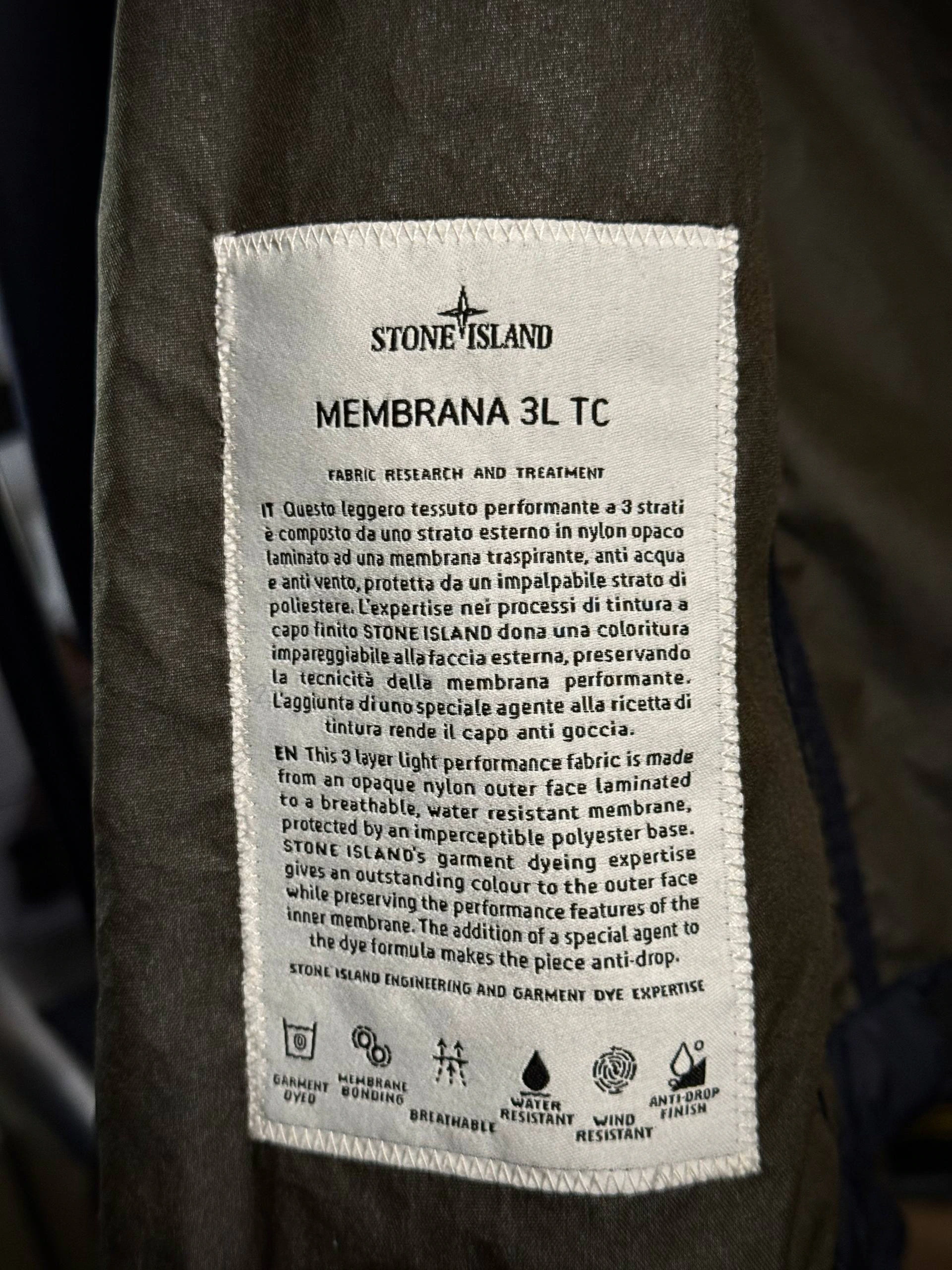 Stone Island Membrane 3L TC Jacket, фото 5