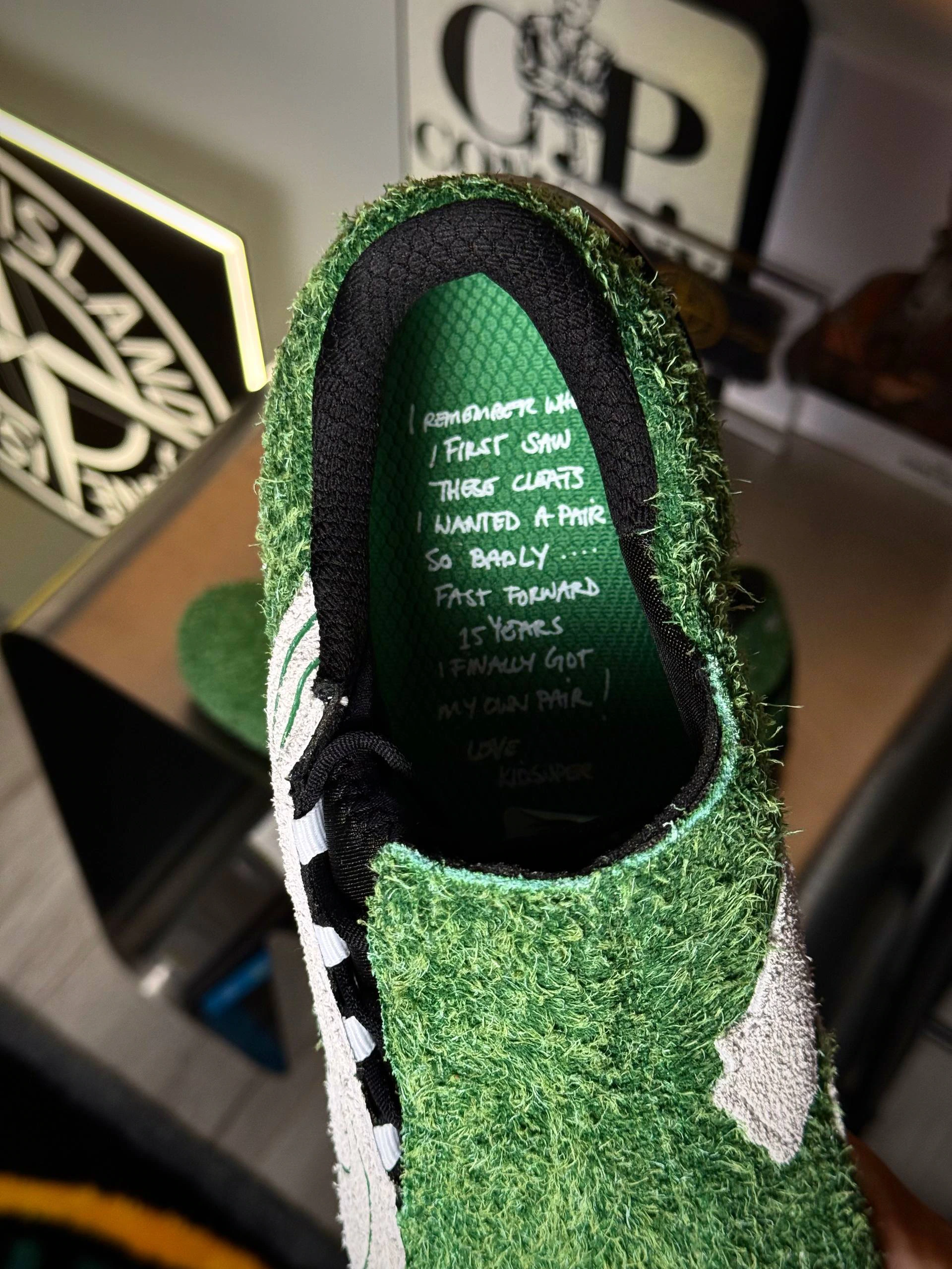 Puma x KidSuper V-S1 Archive Green White, фото 4